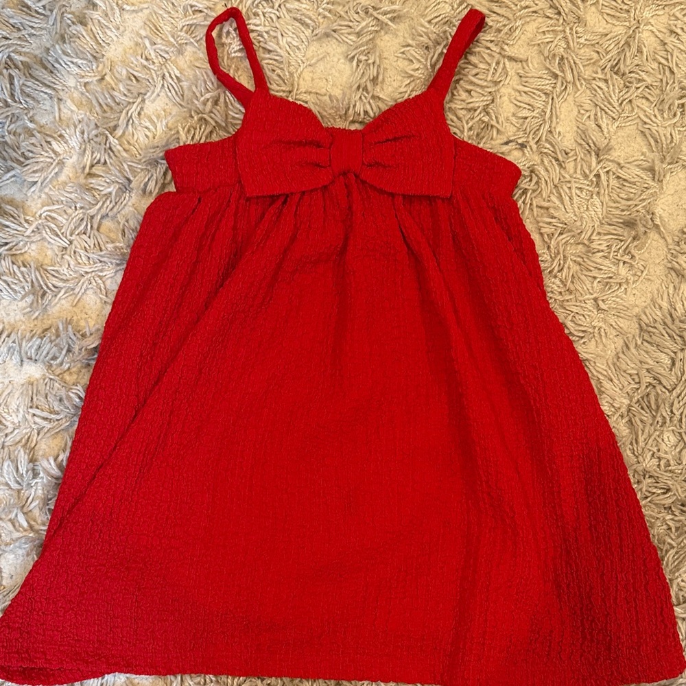 Old Navy Red Bow-Front Sundress